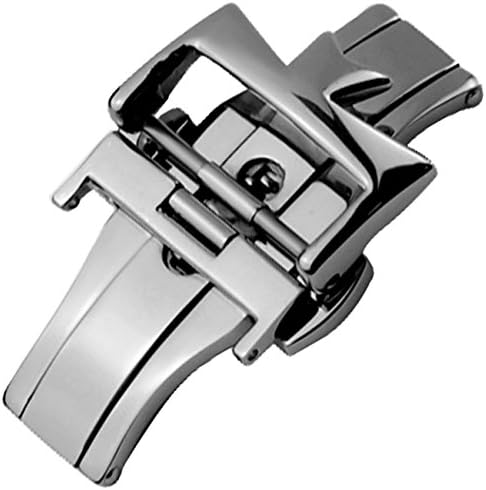 20mm Stainless Steel Silver Deployment Clasp Buckle For Vacheron Constantin