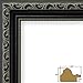 Craig Frames Ancien Ornate, Antique Black Picture Frame, 18 by 24-Inch
