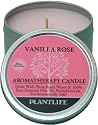 Vanilla Rose Aromatherapy Candle- 24 hr. burn time- made with 100% pure essential oils