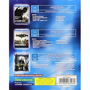Le Livre d'Eli + District 9 + Je suis une légende [Blu-ray]