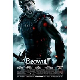 Beowulf (Ray Winstone Holding Sword) Movie Poster Print - 14" X 20"