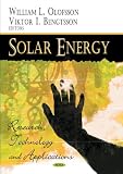 Solar Energy: Research Technology and Applications