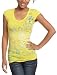 Apple Bottoms Juniors' Discharge Printed V-Neck Tee