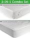Sealy Ultimate Protection Encasement and Quilted Crib Mattress Pad 2-in-1 Combo Pack