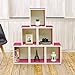 Way Basics Cube Plus Cubby Organizer (Tool-Free Assembly and Uniquely Crafted from Sustainable Non Toxic zBoard Paperboard), Pink