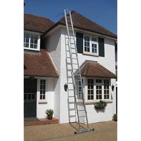 6.50m- 3 Section Extension Ladder with Integral Stabiliser