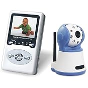 Digital Wireless Video Baby Monitor, 200 Meters Range, Safe Signal, Two Way Speak