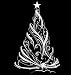 Vinyl Wall Art Decal Sticker Christmas Tree 72"x45" 6ft Tall