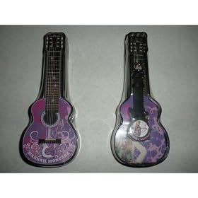 Hannah Montana Guitar Shaped Analog Watch with Guitar Tin by Hannah Montana