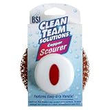 Clean Team Solutions Copper Scourer With Handle, 6 Count Box (Pack of 3)