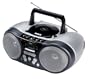 RCA RCD143 CD Boombox (Silver with Black Trim)