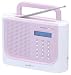 Alba TRDAB2820 - Portable DAB Radio with FM - White/Pink