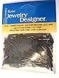 1/2 In. Glass Bugle Beads, Black Opaque, 20 Gram/Pkg