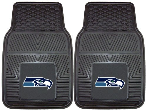 Nifty 8904 NFL-Seattle Seahawks Vinyl Universal Heavy Duty Fan Floor Mat