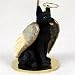 German Shepherd Ornament Tiny Angel Black Shepherd Figurine