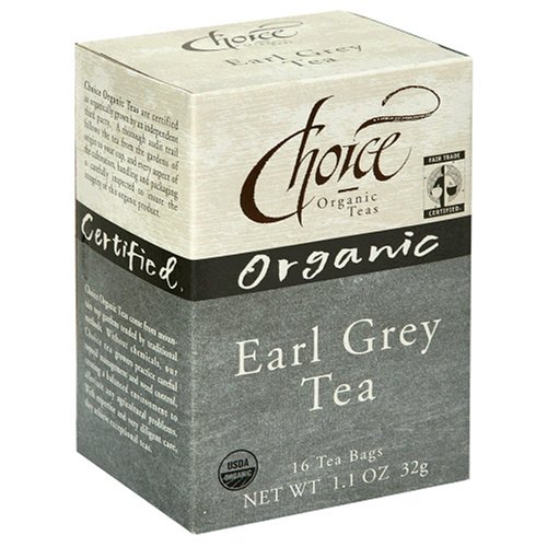 Choice Organic Earl Grey Tea, 16-Count Box 