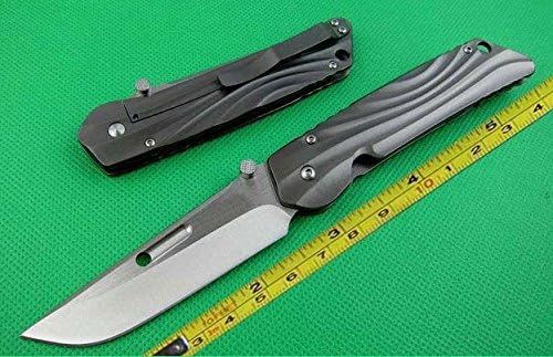 Premium Quality Outdoor Stainless Steel Pocket Folding Blade Survival Knife Tactical Knives Ideal for Hiking Camping, Type 5