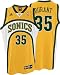 Search : Kevin Durant Seattle Sonics Gold Youth Swingman Adidas NBA Jersey