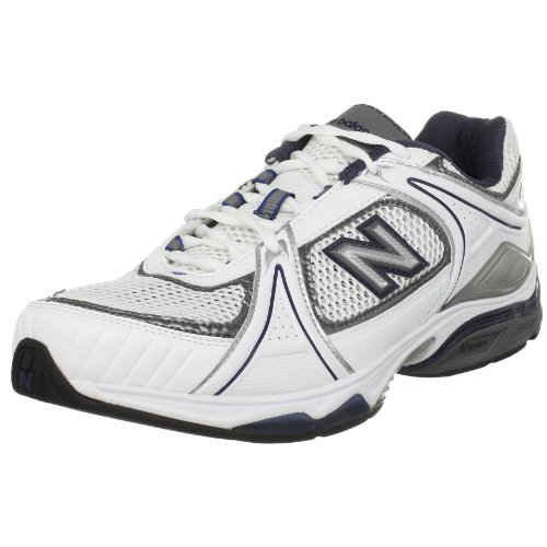 New Balance Men's Mx1011 Training Fitness Shoe,White/Navy,9 2E US