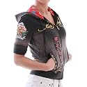 Ed Hardy kurzarm Sweater Women - Geisha - Schwarz