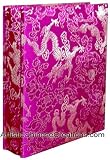 Review Artistic Chinese Creations  / Asian Home Decor / Chinese Home Decor: Chinese Silk Photo Album - Dragons