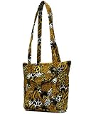 Quilted Cotton Handbag Tote with Matching Wallet in Your Choice of Styles - Butteflies, Animal Print, Paisley, Pink, Blue