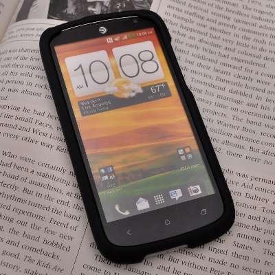 HTC One VX Case, Empire Hard Rubberized Case Cover for HTC One VX - Black