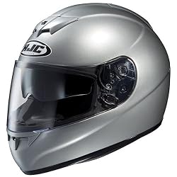 HJC Metallic Men's FS-10 On-Road Motorcycle Helmet - Silver