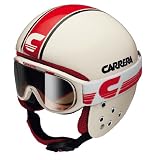 Carrera Helm Bullet Vintage, weiß/rot
