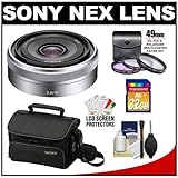 Sony Alpha NEX E-Mount E 16mm f/2.8 Lens with 32GB Card + 3 UV/FLD/PL Filte ....