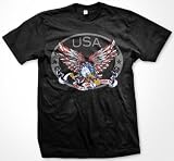 USA Love It Or Leave It Mens T shirt, U.S.A. Bald Eagle Tattoo Style Design Mens Shirt, X Large, Navy 51DVPqYoRaL. SL160 USA Love It Or Leave It Mens T shirt, U.S.A. Bald Eagle Tattoo Style Design Mens Shirt, X Large, Navy