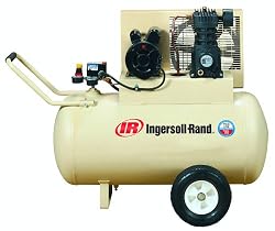 Ingersoll-Rand SS3F2-GM Garage Mate 15 Amp 2 Horsepower 30 Gallon Oiled Wheeled Single Hot Dog Compressor