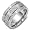9mm modern diamond wedding band ring (1.47cts diamonds Platinum)