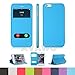 AVAWO for iPhone 6 6S PLUS Case, Creative Smart Window View Touch Front Flip Cover Ultra Thin Folio Case for iPhone 6 6S PLUS 5.5