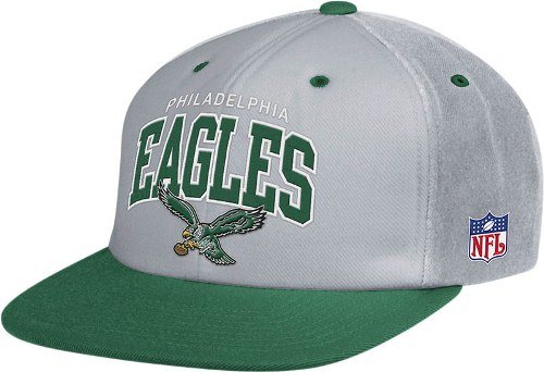 Philadelphia Eagles Mitchell & Ness Arched Logo Retro Vintage Snap Back Hat