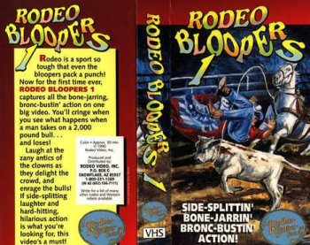 Childrens Toyshop  Sporting Goods : Rodeo Bloopers 1 - VHS