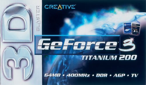Creative 3D Blaster GeForce3 Titanium 200 Grafikkarte