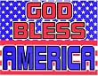 God Bless America - Novlety Sign