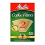 Melitta Cone Coffee Filters, Natural Brown, No. 2, 100 Count (Pack of 6)