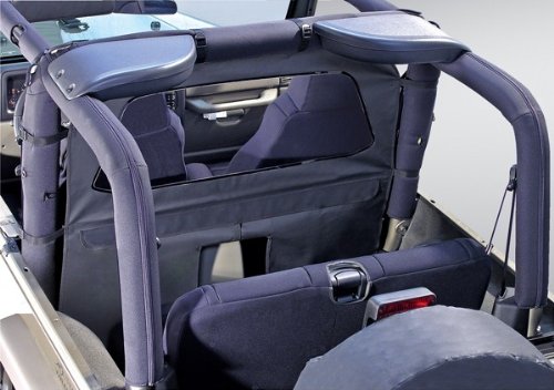 Rugged Ridge Summer Tops and Briefs Roll Bar Cover Kits Jeep Wrangler 1987 to 1991 (YJ)- Denim Black