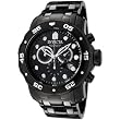 Invicta Men's 0076 Pro Diver Collection Chronograph Black Ion-Plated Stainless Steel Watch
