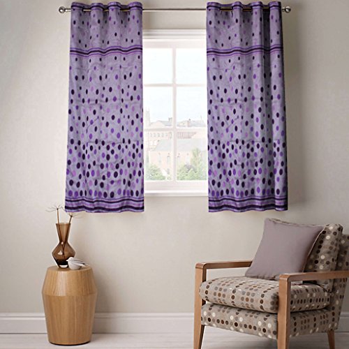 Fabutex Panel printed Window Curtain Pack of 2