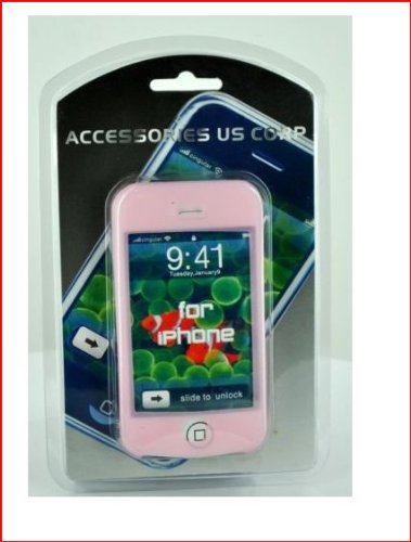 External hard drive:NEW Pink Silicone Case Skin Cover for iPhone 3G 3GS