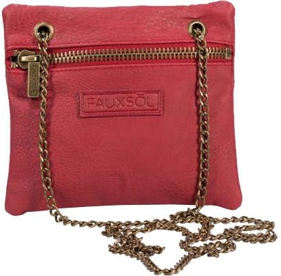 Chain Reaction Shoulder Bag Color: Burgundy
