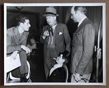 DP06 W.C. FIELDS/CHARLIE McCARTHY Original Radio Still.  Here's a terrific Original Publicity Still  from the EDGAR BERGEN/CHARLIE McCARTHY radio show featuring a great image of  W.C. FIELDS, DON AMECHE, EDGAR BERGEN and CHARLIE McCARTHY . There is a stamp on the back of the still indicating ?ACME NEWSPICTURES