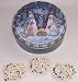 Scott's Cakes 1 lb. Dark Chocolate Covered Pretzel with White Chocolate Chips in a Warm Wishes Tin
