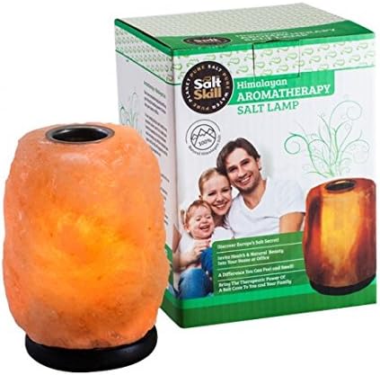 Salt Skill Himalayan Ionizing Aromatherapy Diffuser Lamp, 6 ~ 8 lbs, 6 ~ 7 Inch, On and Off Switch