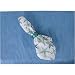 Blue White Starfish Print Set Fo 4 Napkins And 4 Light Blue Placemats - 8 Piece Set