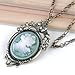 JOVIVI® Vintage Cameo Resin Beauty Lady Oval Bead Pendant Chain Long Sweater Necklace