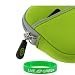 rooCASE Neoprene Sleeve (Neon Green) Case for Seagate FreeAgent Go 1 TB USB 2.0 Drive ST910004FAA2E1